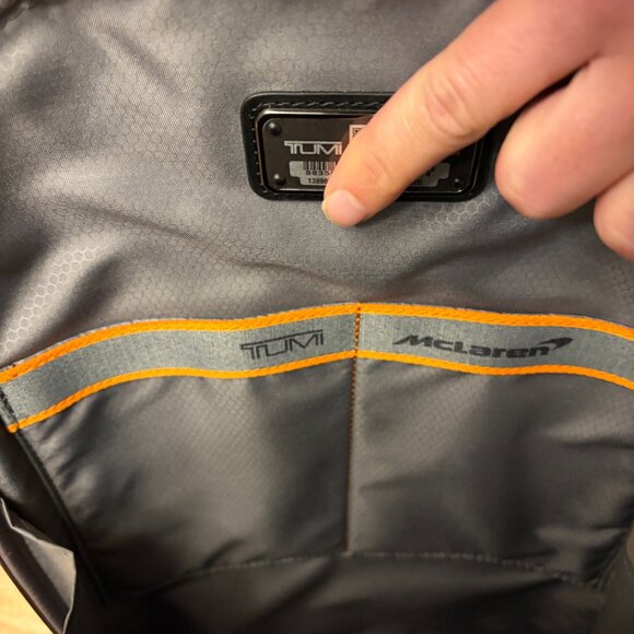 TUMI | McLaren Velocity Backpack – Black/Orange – Great Condition - Picture 3 of 10